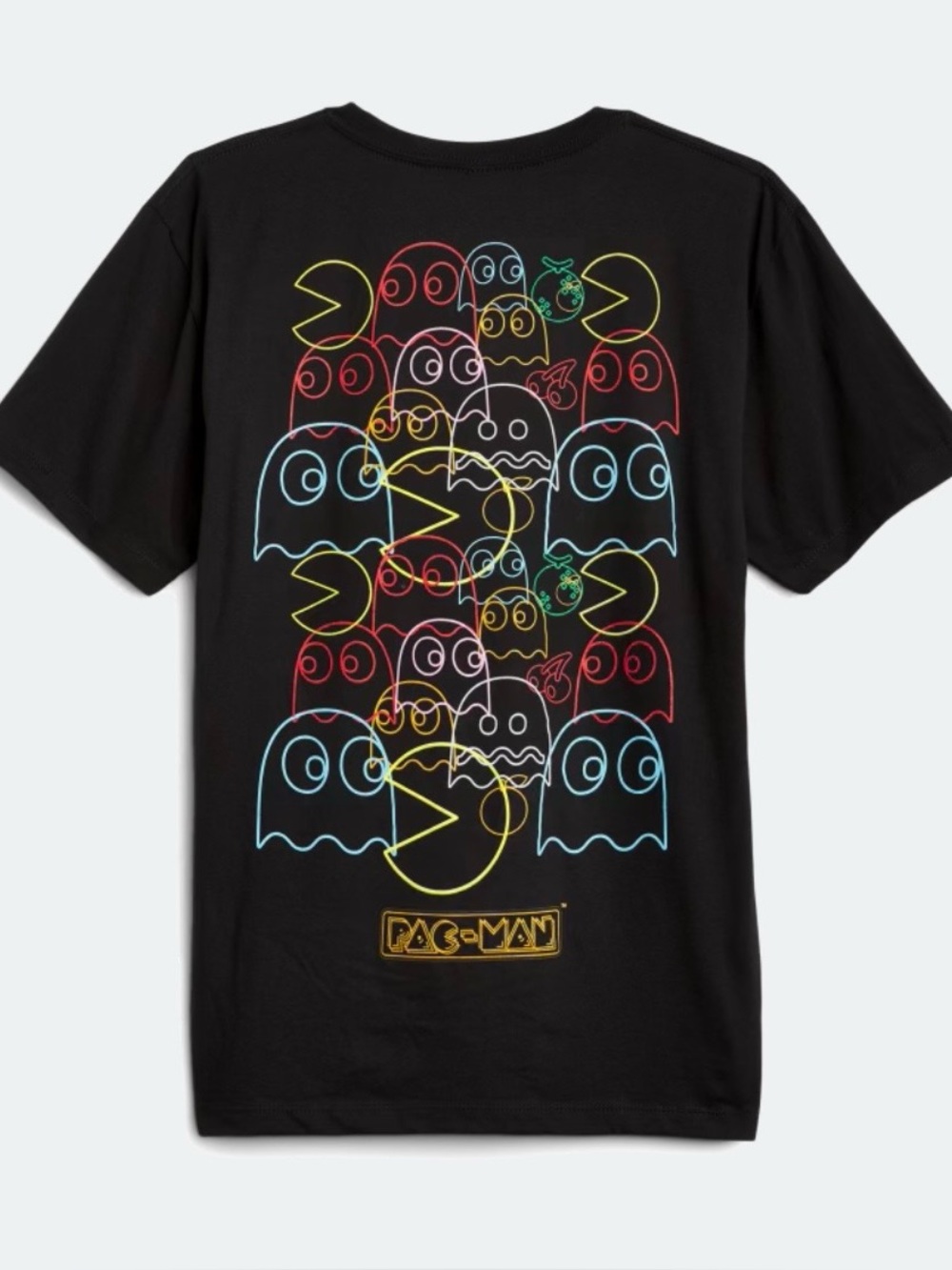 Kids' Black PAC-MAN Short Sleeve Tee